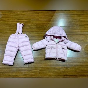 Moncler baby two piece snow set